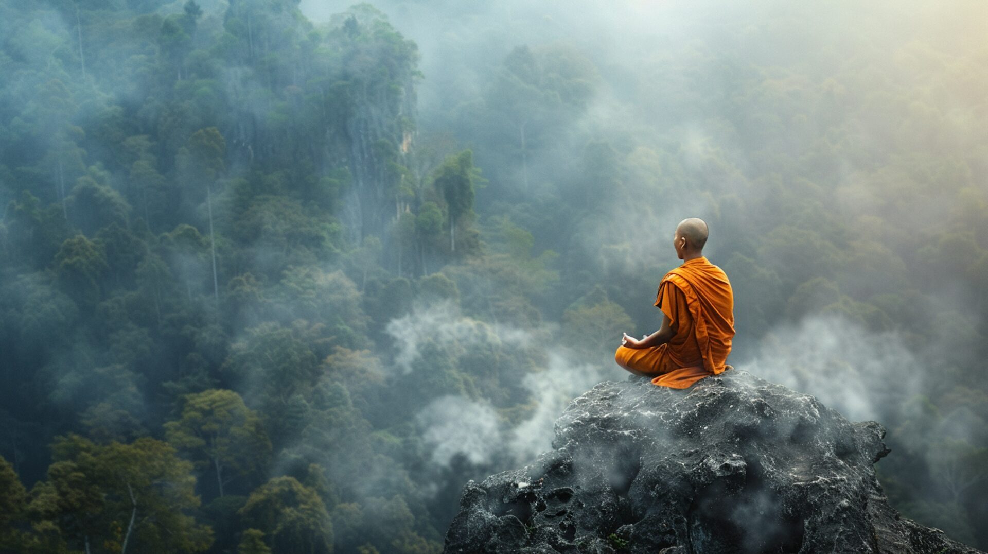Finding one's purpose while meditating in nature.