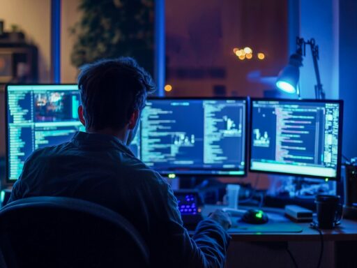 Photo of a guaranteed SEO developer working at Quality Leads to help local clients gain top search rankings.