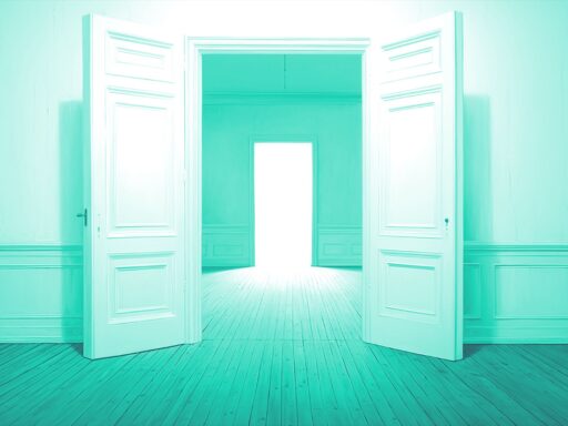 Seeking Partners to Launch New Companies. Open doorway photo represents many business opportunities.