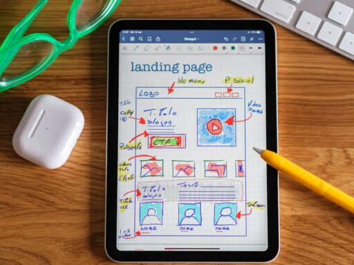 Before and after landing page optimization showing improved conversion rates.