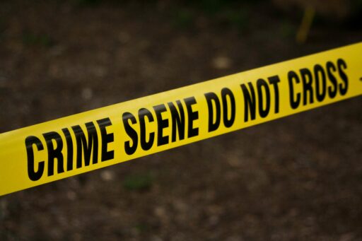 Crime scene tape symbolizing internal threats and sabotage in business.
