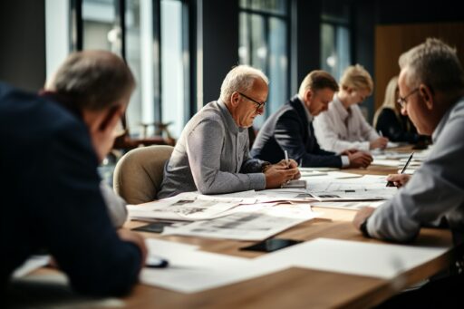 Insurance marketing professionals reviewing campaign analytics to identify and fix common mistakes in insurance marketing.